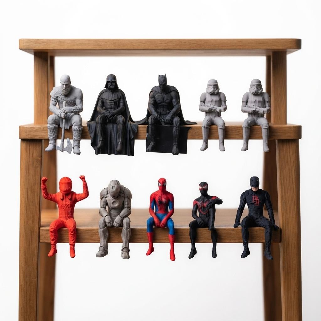 Ledge Sitting Minifigures